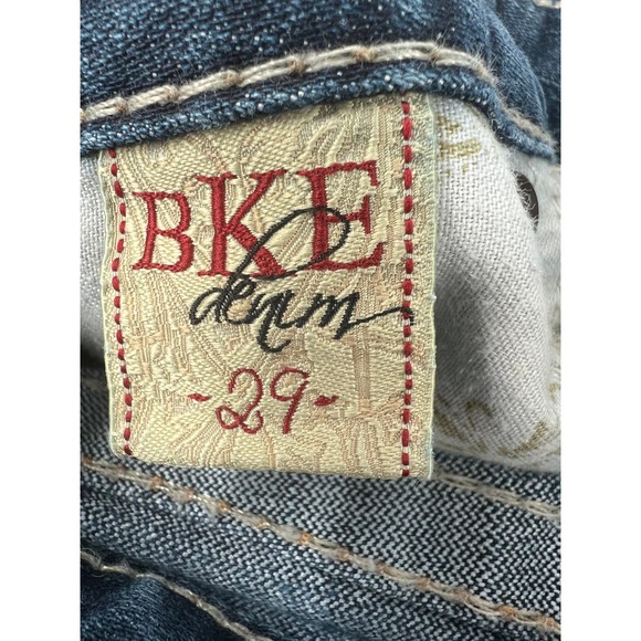 BKE Kate medium wash denim jean capri pants size 29 - Picture 5 of 6